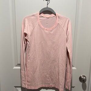 lululemon athletica Pink Long Sleeve Tee